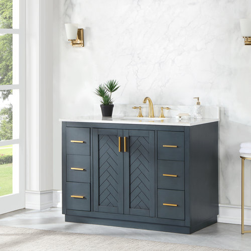 48 Inch Wood Bathroom Vanities You'll Love | Wayfair